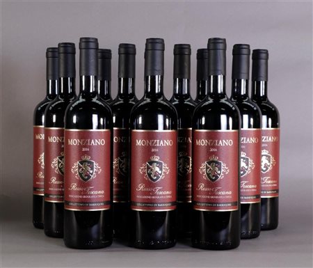 12x0.75 liter Monziano Rosso 2016.