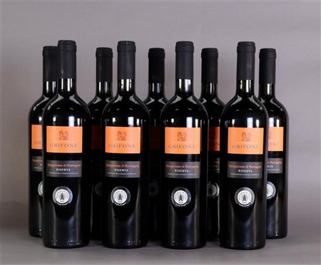 9x 0.75 liter 2005 Grifone Sangiovese di Romagna Riserva.