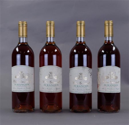 4x 0.75 literclos gassiol sauternes jurancon 1995.