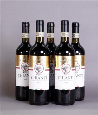 5x 0.75 liter Bonacchi Festum Chianti.