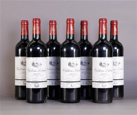 7x 0.75 liter Château Labadie Médoc 2003.