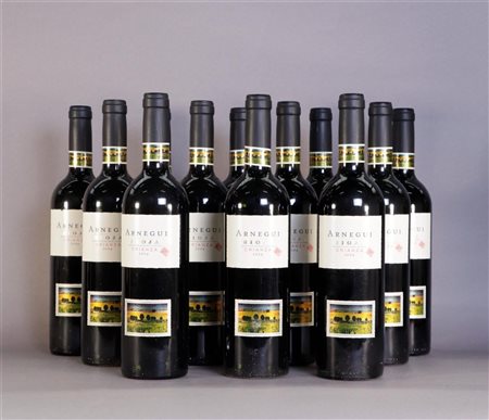 12x 0.75 liter Arnegui Crianza Rioja 2004.