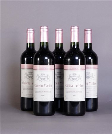 5x 0.75 liter Château Yveline Lalande-de-Pomerol 2005.