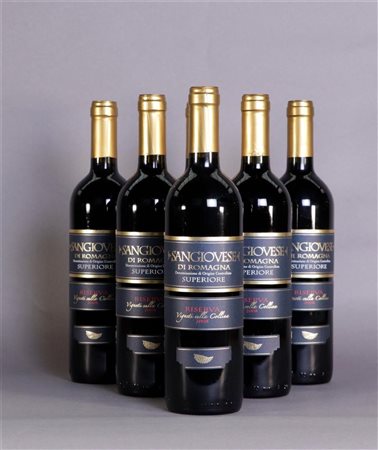 6x 0.75 liter Vigneti Sulla Collina Sangiovese di Romagna Superiore Riserva...