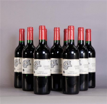 9x 0.75 liter Linden Estates Cabernet Sauvignon 2007.