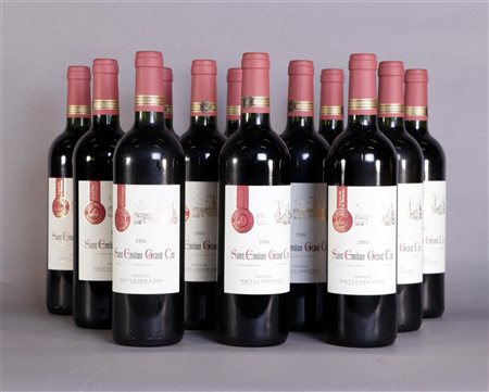 12x 0.75 Chateau haut la grace dieu saint emilion grand cru 2006.