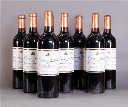 8x 0.75 liter Ginestet Haut-Médoc Cuvée Jubilèe 2003.