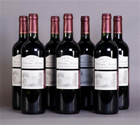 7x 0.75 liter Château Bertin Grande Réserve St-Georges-Saint-Émilion 2010.