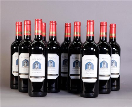 11x 0.75 liters la madone de terre blanche pays d'oc merlot 2016.