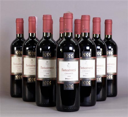 10x 0.75 liter 2008 Tenute Folonari Spalletti Fontestrozzi Chianti, Tuscany.