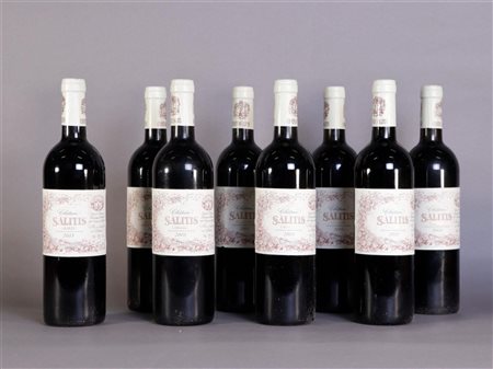 8x 0.75 liter Château Salitis Cabardès 2003.