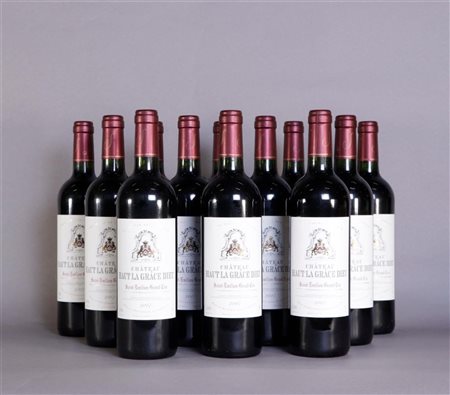 12x 0.75 liter Château Haut la Grace Dieu 2007.