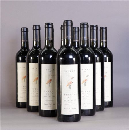 10x 0.75 liter Turkey Flat Estate Grown Shiraz 1998.