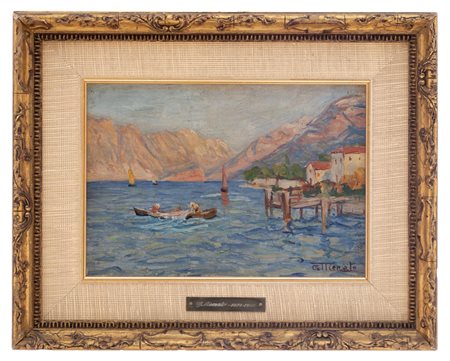 Giuseppe Menato - Mattino Sul Lago Di Garda 1911