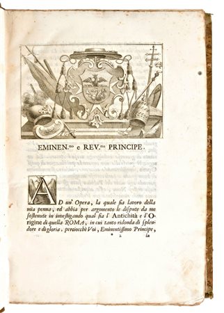 Granara, Giovanni Stefano : Dell'antichità ed origine di Roma dissertazione istorica... Venezia, Giammaria Lazzaroni 1734