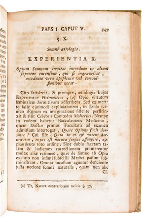 [Medicina/Farmacognosia] Tralles, Balthasar Ludwig: Usus opii salubris et noxius in morborum medela solidis et certis principiis superstructus. Napoli, ed. Orsino & Castellano 1779. 3 volumi