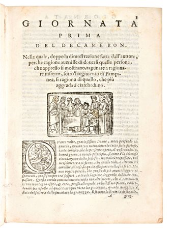 Boccaccio, Giovanni : Il Decameron... & alla sua vera lezione ridotta dal Cavalier Lionardo Salviati... Venezia, Pietro Maria Bertano 1638