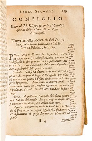 Giovanni Battista Birago :  Historia del Regno di Portogallo  Editore:  Amsterdam  Appresso Niculau van Ravesteyn, 1647