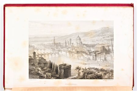 [Viaggi/Italia] de Musset, Paul : Voyage pittoresque en Italie. 2 volumi. Septentrionale & Meridionale. Paris, Morizot, 1864-1865