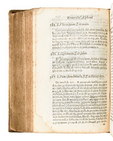 [DIRITTO] Alfani, Bernardino :  Collectanea, seu reportata iuris civilis Bernardinus Alphani. Venetiis, apud Iacobum Antonium Somaschum, 1605