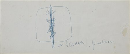 FONTANA LUCIO (1899 - 1968) - CONCETTO SPAZIALE, 1966-1968.