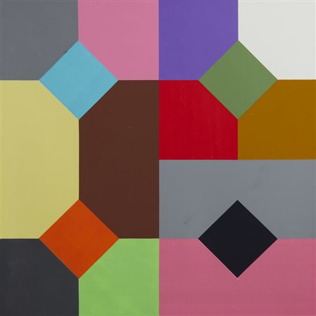 MUNARI BRUNO (1907 - 1998) - COLORI NELLA CURVA DI PEANO.