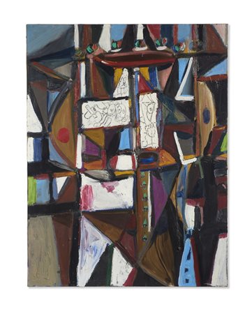 CONDO GEORGE (n. 1957) - VERTICAL ABSTRACTION.