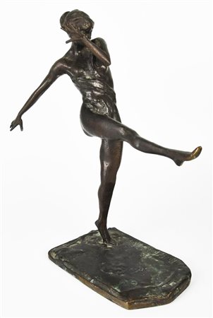 Paolo Petrovich Troubetzkoy (1966 - 1938) FIGURA FEMMINILE bronzo...