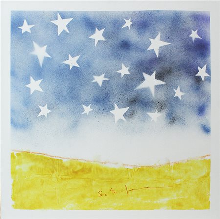 MARIO SCHIFANO, "Cielo Stellato", 1979-80