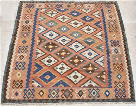 TAPPETO KILIM cm 200x175 segni di usura