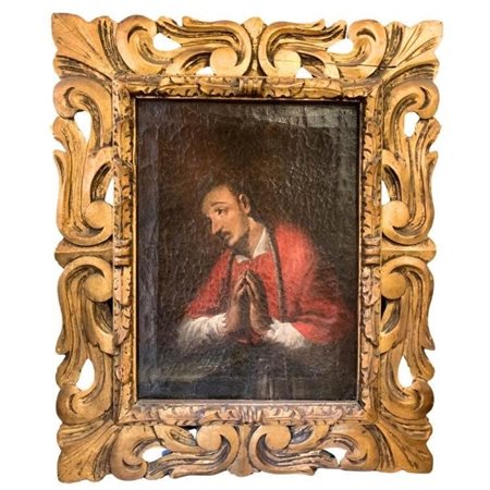  Maestro del XVII secolo. San Carlo Borromeo.   