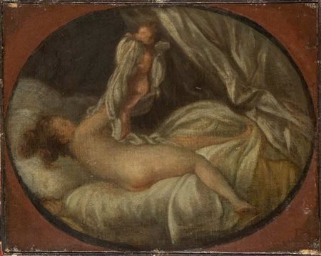  
Maestro del XVIII secolo. La Chemise enlevée (da Jean-Honoré Fragonard). 
 