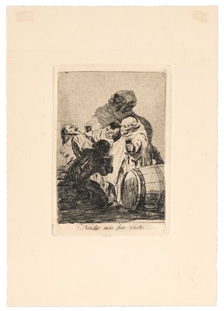 Francisco Goya (Fuendetodos, 1746 - Bordeaux, 1828) - Nadie nos ha visto,...