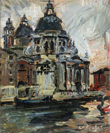 Giovanni Colombo (Busnago 1908, Gaggiano 1972) - La Chiesa della Salute a...