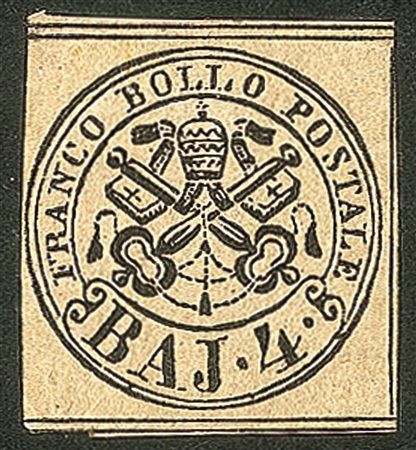 Antichi Stati Italiani - Stato pontificio - 1852 - 4 baj (5)