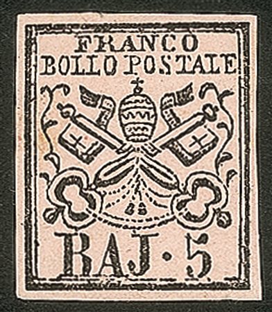 Antichi Stati Italiani - Stato pontificio - 1852 - 5 baj (6)