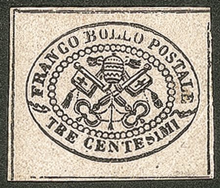 Antichi Stati Italiani - Stato pontificio - 1867 - 3 (14 cat.7500)