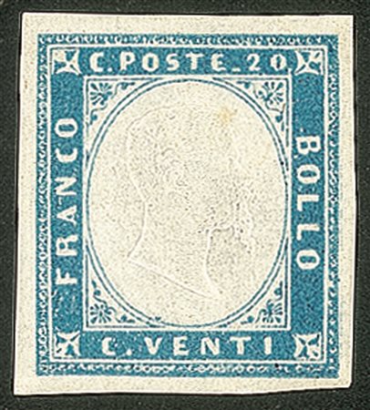 Antichi Stati Italiani - Sardegna - 1855 - 20 cent (15f)