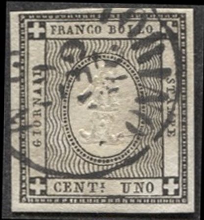 Antichi Stati Italiani - Sardegna - 1 cent (19e)