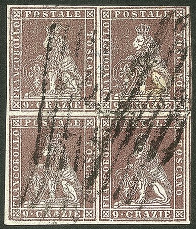 Antichi Stati Italiani - Toscana - 1851 - 9 crazie (8 cat.22000)