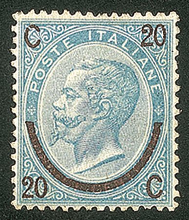 Prefilateliche - 1865 - 20 su 15 cent (23 cat.3250)