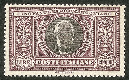 Regno - Vittorio Emanuele III - 1923 - 5 lire Manzoni (156)