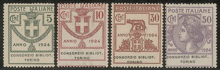 Regno - Vittorio Emanuele III - 1924 - Parastatali - Consorzio Biblioteche Torino (30/33)