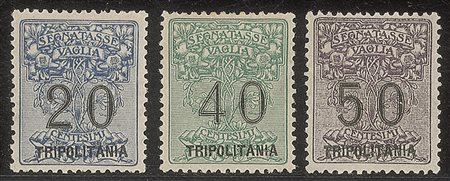 Colonie - Tripolitania - 1924 - Segnatasse Vaglia (1/6)