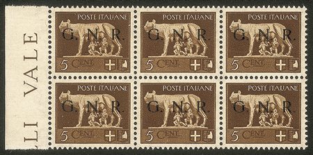 RSI - G.N.R. Brescia - 1943 - 5 cent (470/A)