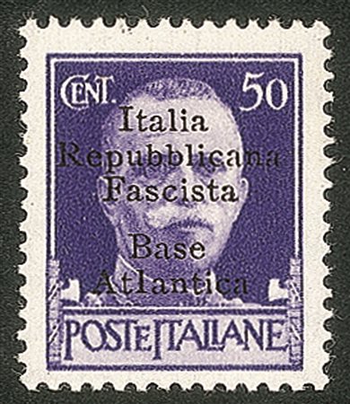 Emissioni Locali - Base Atlantica - 1943 - 50 cent (11g)