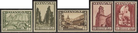 BELGIO - 1933 - Abbazia di Orval (363/374)