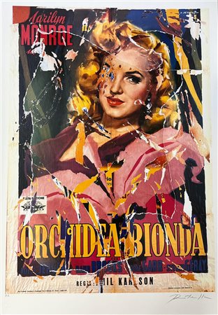 Mimmo Rotella “Orchiedea bionda”