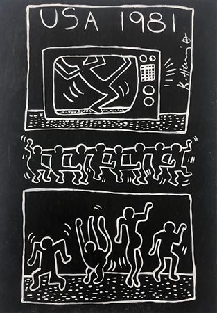 Keith Haring “Senza titolo” 1981