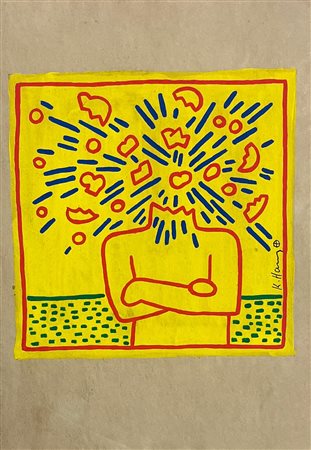 Keith Haring “Senza titolo” 1985